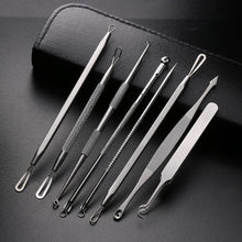 Load image into Gallery viewer, 8 PCS/Set Hot Sale Premium Blackhead Acne Comedone Pimple Blemish Extractor Remover Tool Blackhead Pimple Needles Skin Care Kit